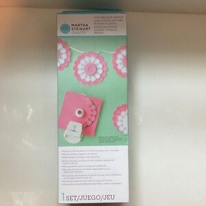 Martha Stewart Crafts Pink and White Decorative Banner Set